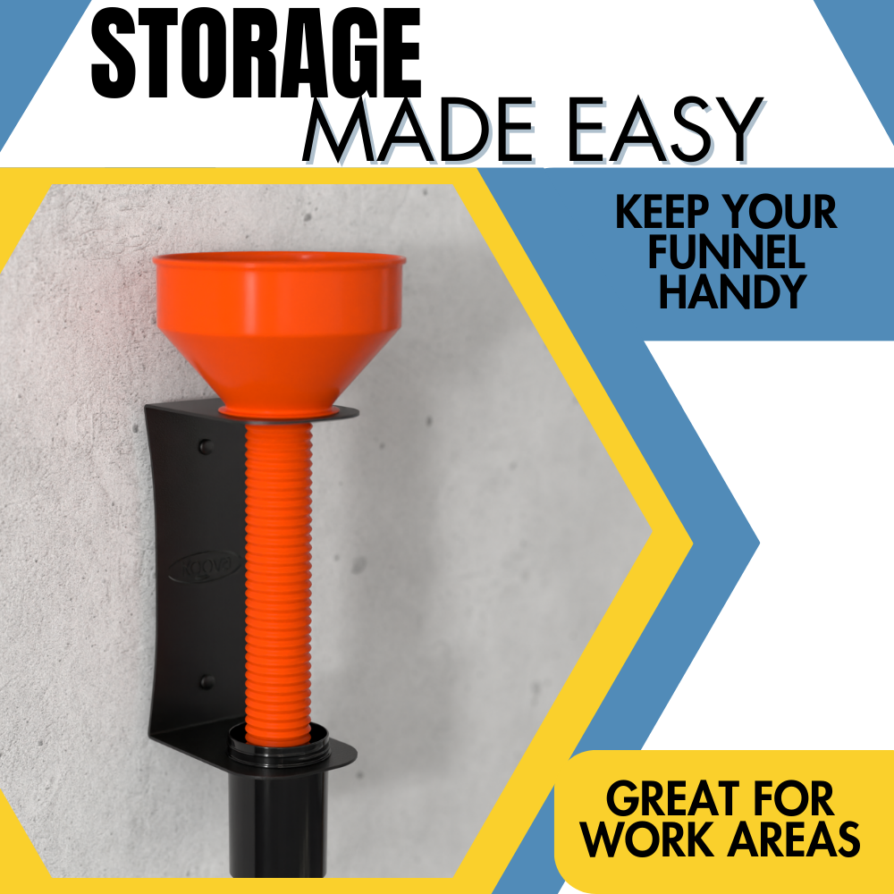 Oil Funnel Holder - Wall Mount