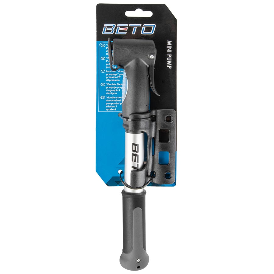 Beto Double - HXS Schrader, Presta and Dunlop hand pump