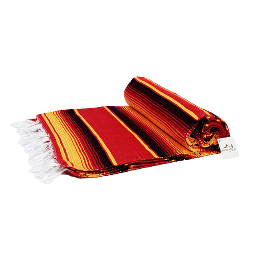 Isla Serape Red Fire blanket West Path