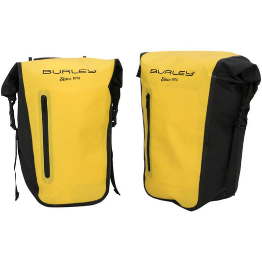 Burley Coho Pannier: Pair, Yellow/Black