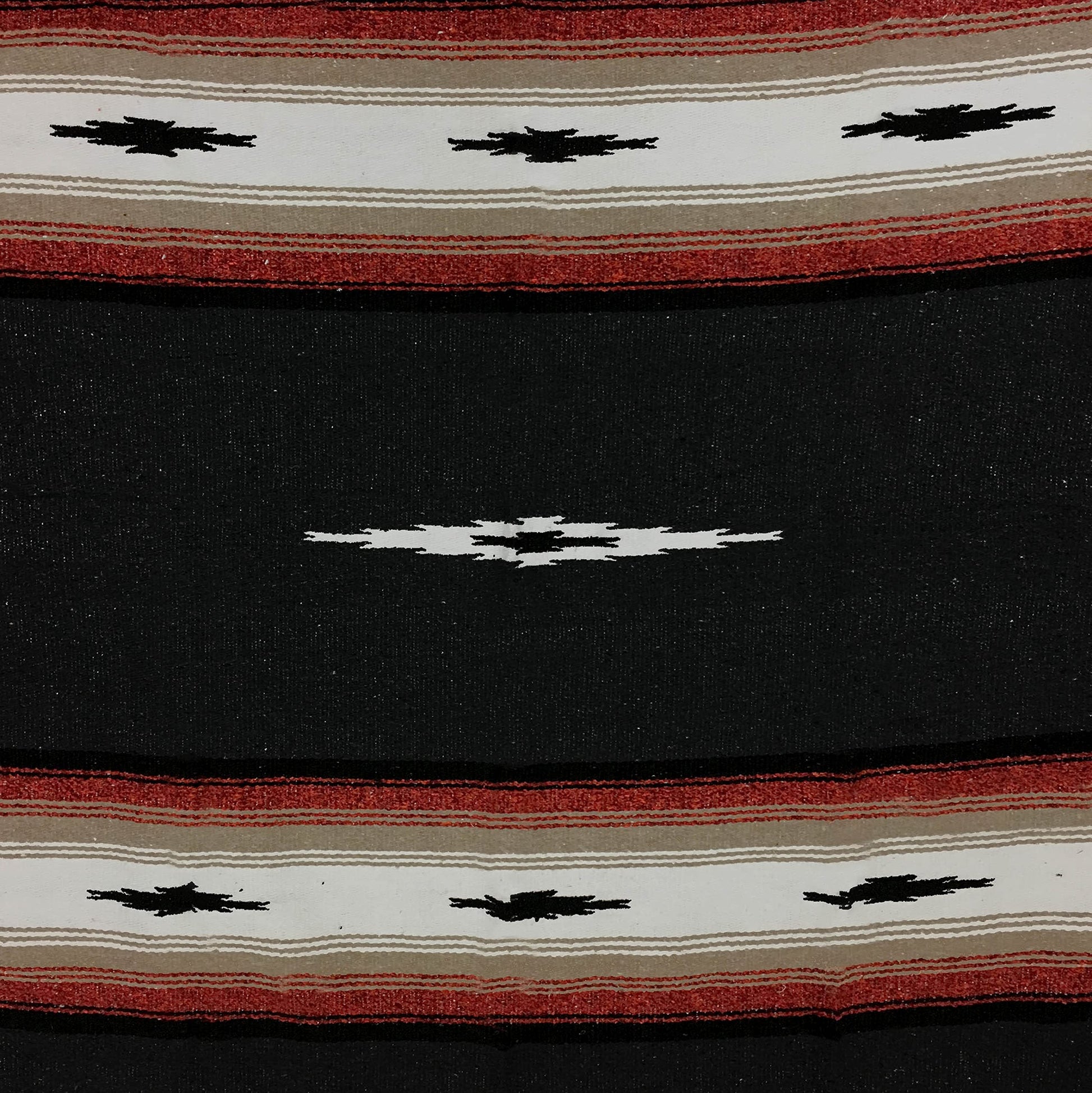 Black Baja Multi Diamond Yoga Blanket West Path