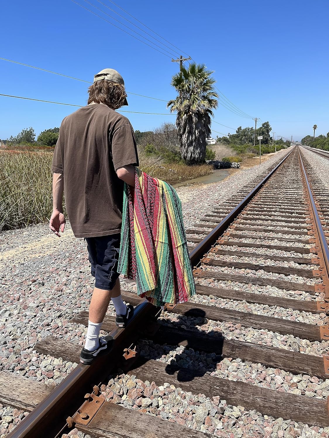 Rasta Mexican Falsa Yoga Blanket West Path