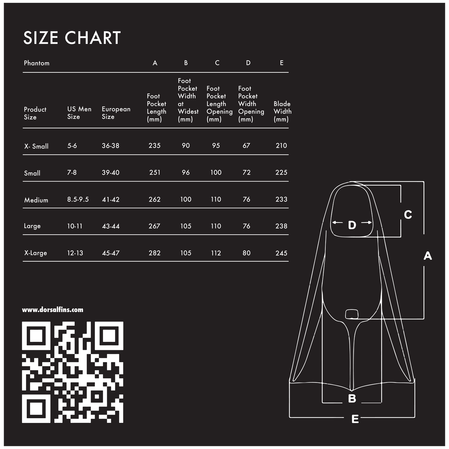 DORSAL Bodyboard Bodysurfing Floating Swim Fins (Flippers)