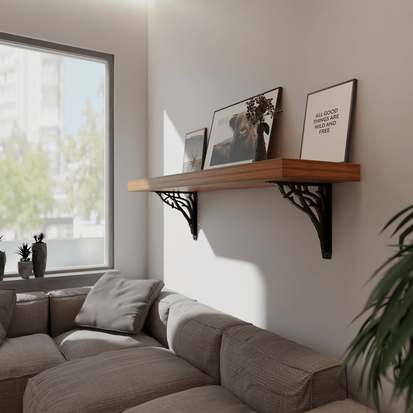 Angel Oak Heavy Duty Steel Brackets for Shelving