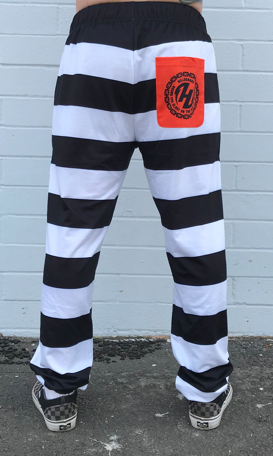 Lockdown Sweats White Helldorado Brand