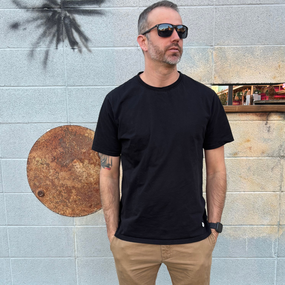 Men's Organic Crew Neck Tee Shirt - Neutral 6 Pack