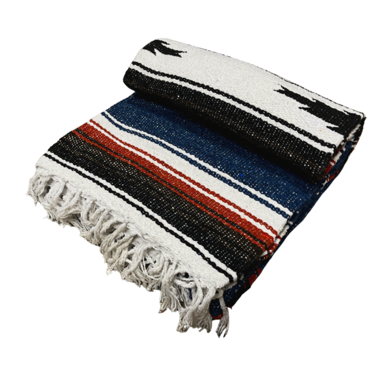 Harvest Moon Diamond Baja Blanket - Blue West Path