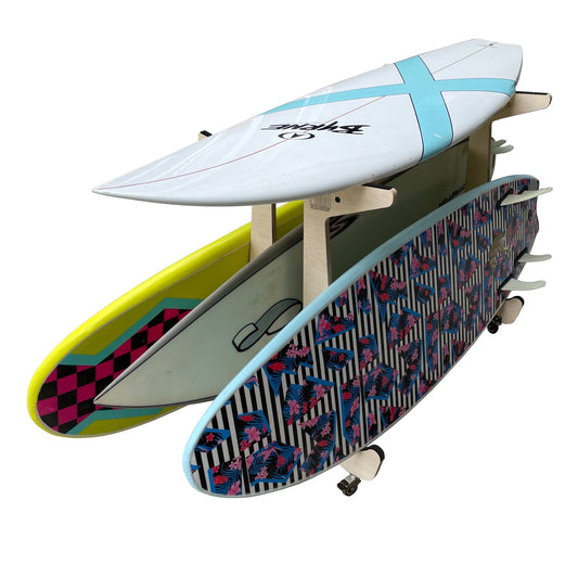 THE DROP IN surfboard storage work bench Rado Racks