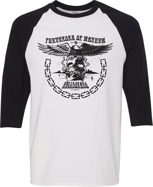 Outlaw Baseball Tee Helldorado Brand