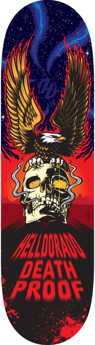 Outlaw Skate Deck Helldorado Brand