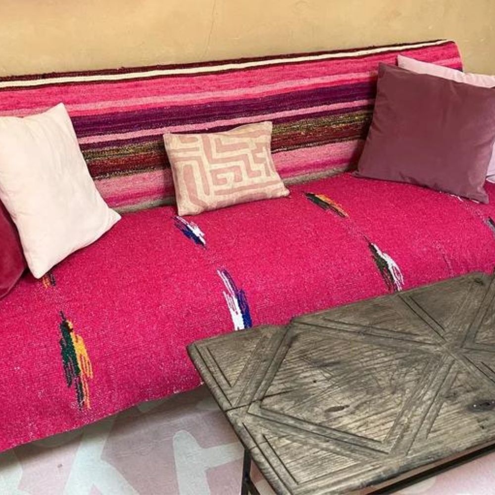 Hot Pink Baja Thunderbird Blanket West Path