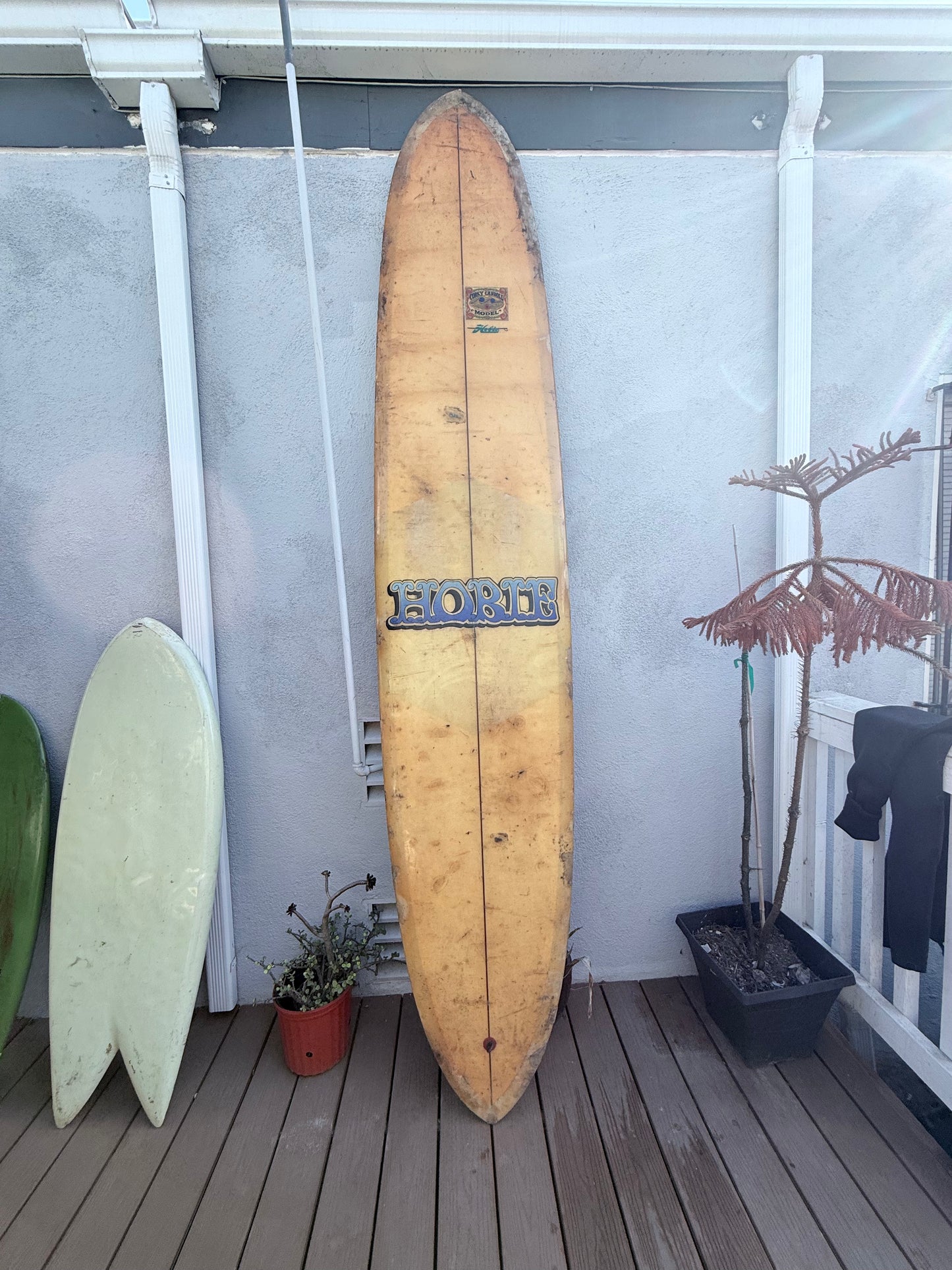 Vintage Hobie Corky Carroll surfboard 9'-9" x 23 x 3.25