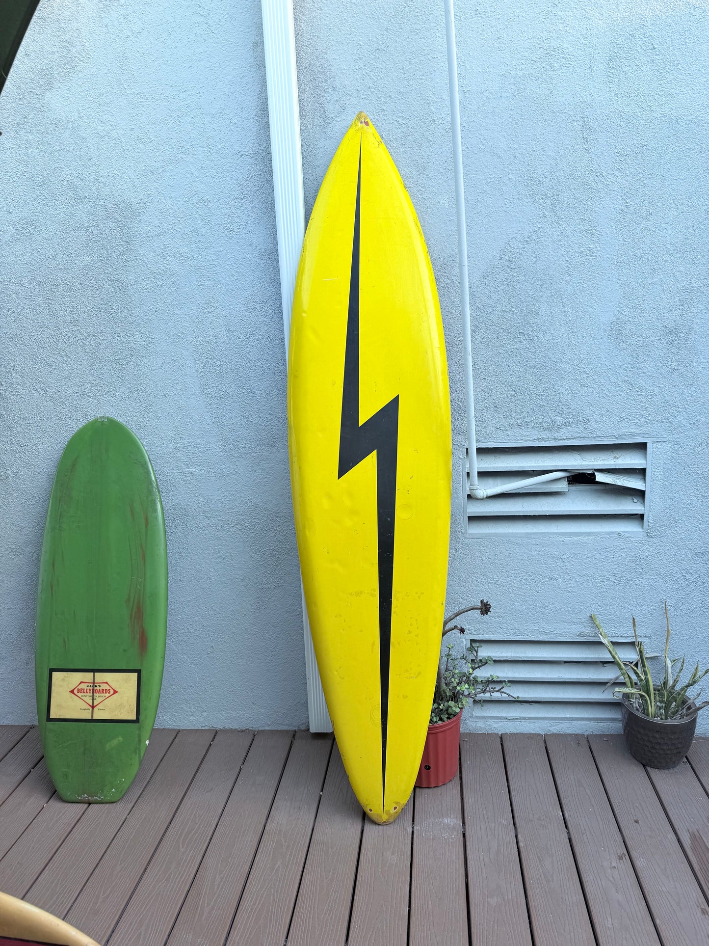 Vintage Lightning Bolt  surfboard 6'-6" x 19 x 2.95