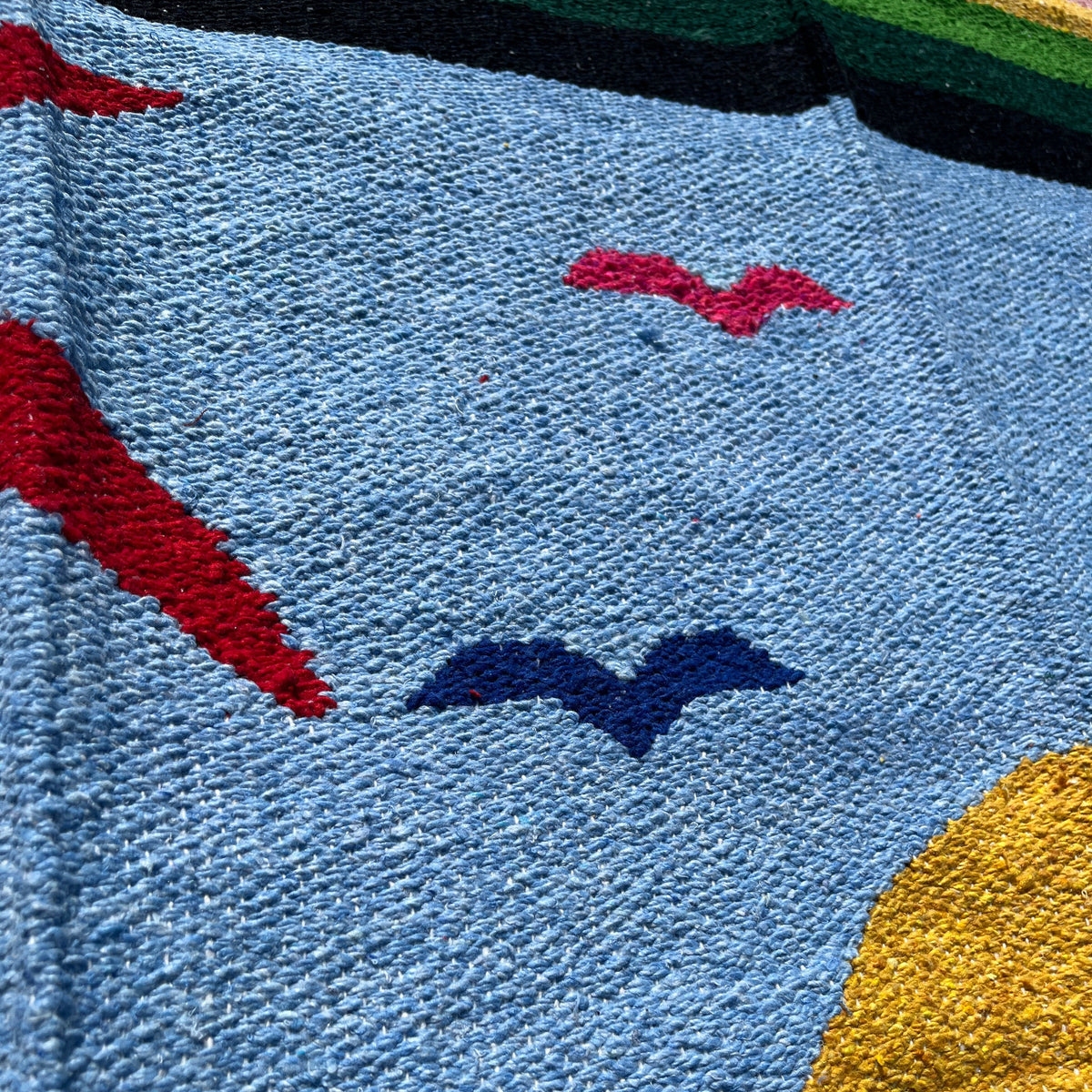 Coronado Sailboat Mexican Blanket