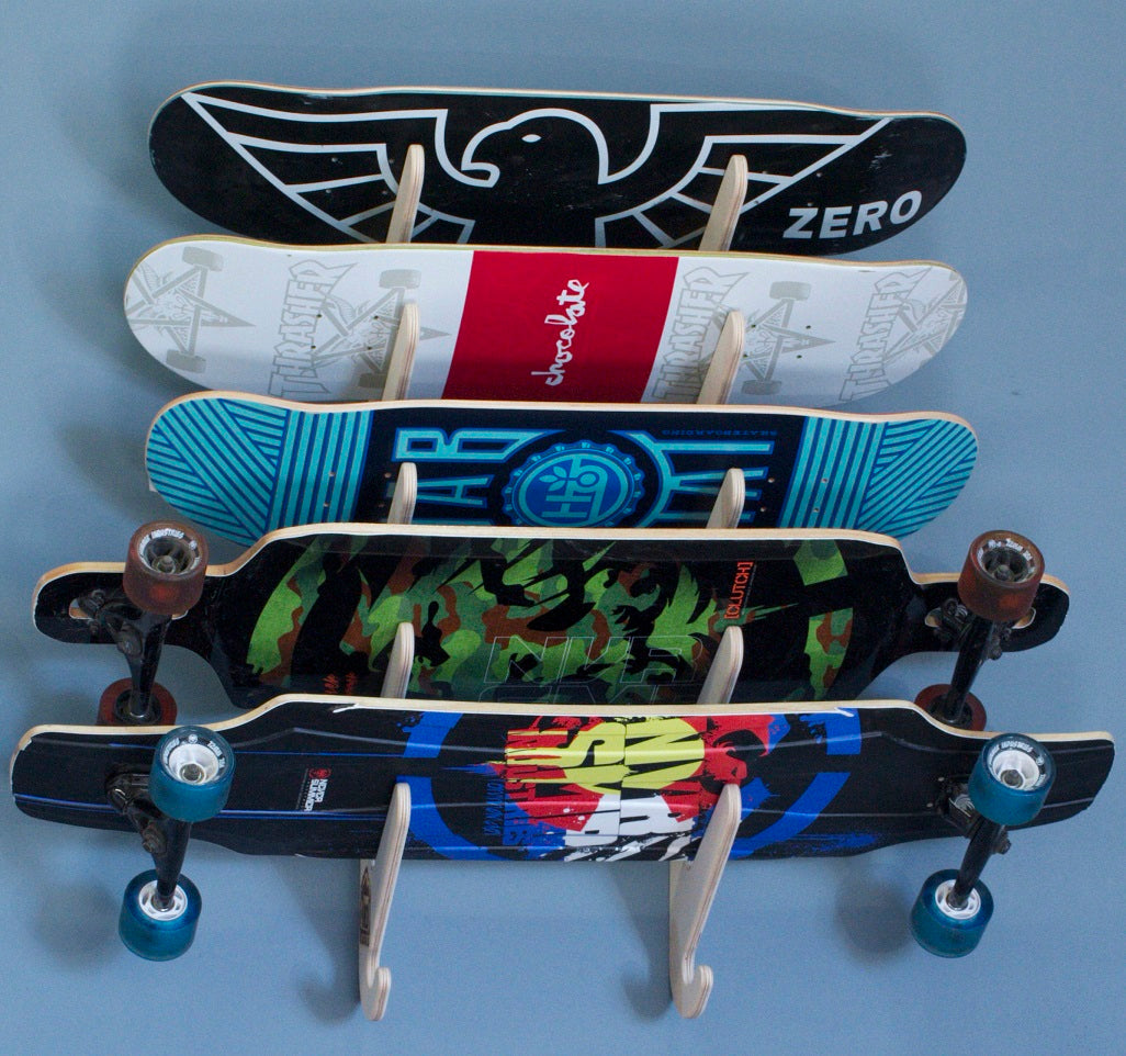 THE ANNEX skateboard wall rack Rado Racks