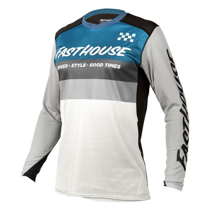 Fasthouse Alloy Kilo LS Jersey - Slate/White