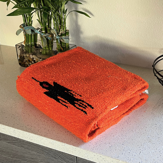 Tangerine Orange Baja Thunderbird Blanket