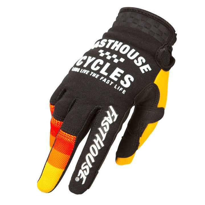 FastHouse Speed Style Pacer Glove - Black/Yellow
