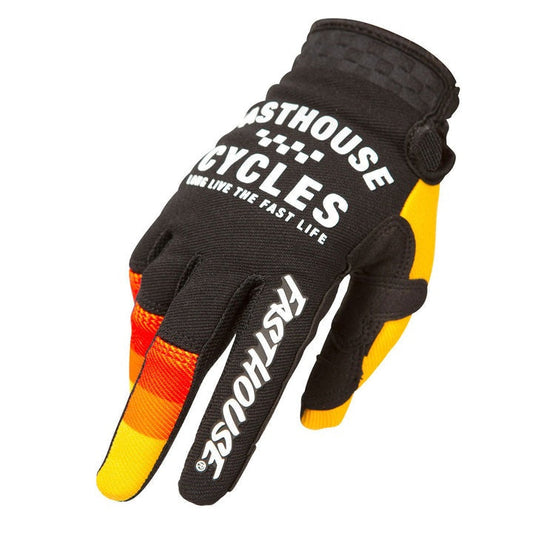 FastHouse Speed Style Pacer Glove - Black/Yellow