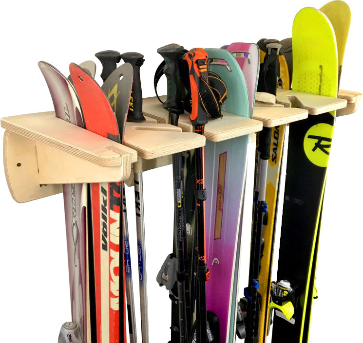 THE PONDEROSA ski wall rack Rado Racks