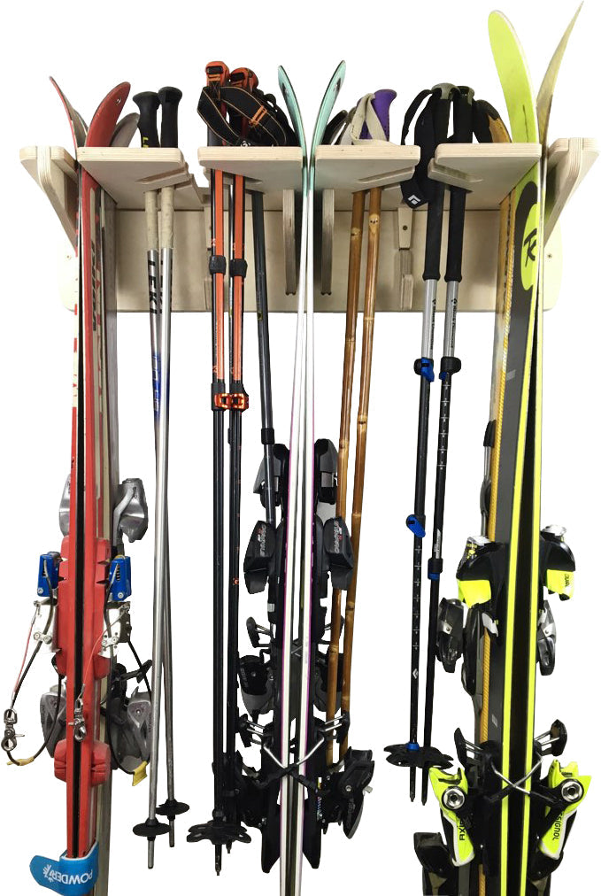 THE PONDEROSA ski wall rack Rado Racks