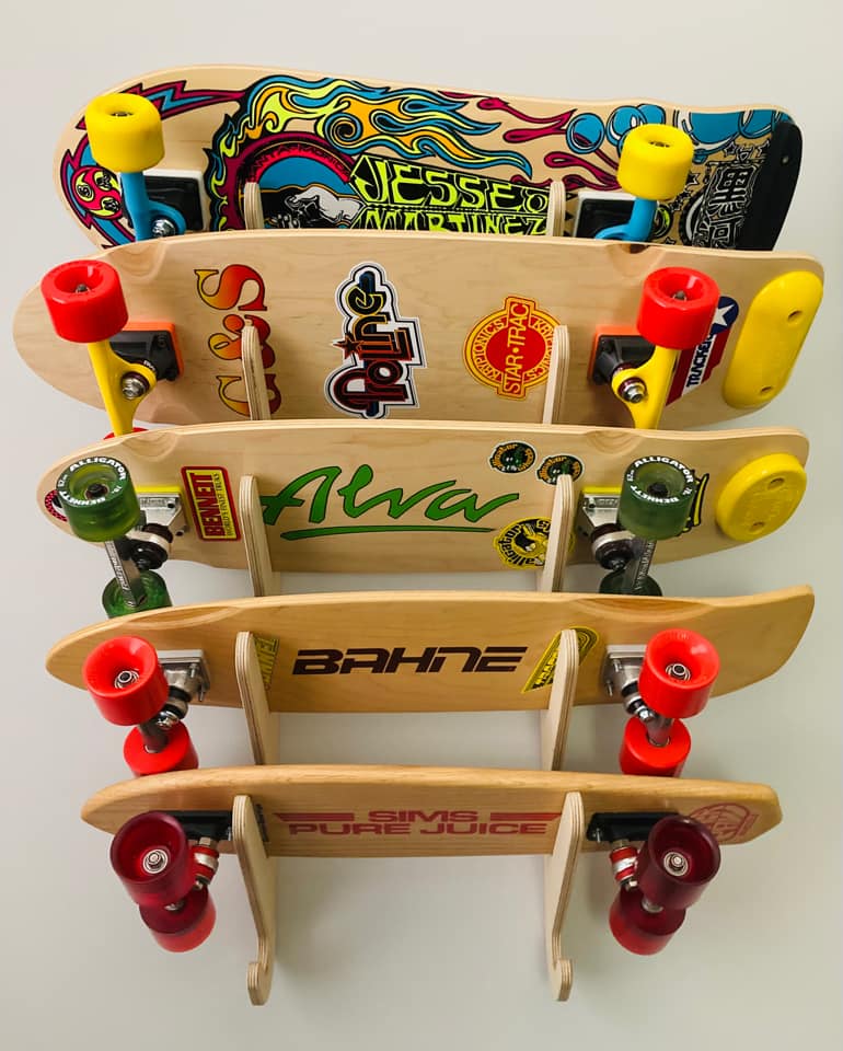THE ANNEX skateboard wall rack Rado Racks