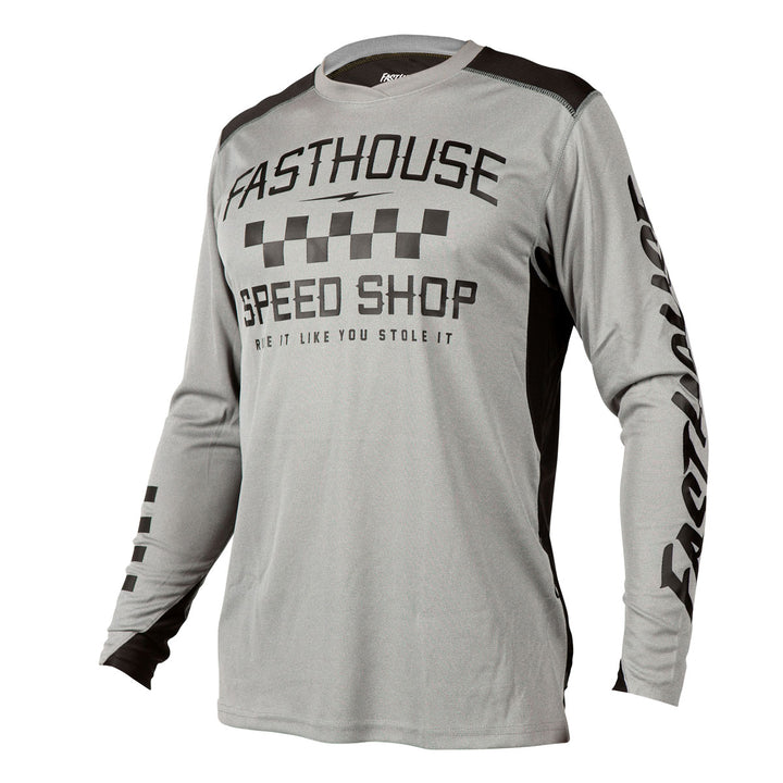 Fasthouse Alloy Roam LS Jersey - Heather Grey