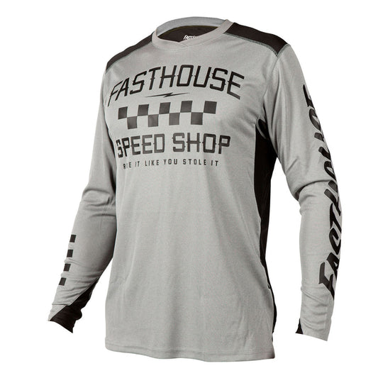 Fasthouse Alloy Roam LS Jersey - Heather Grey