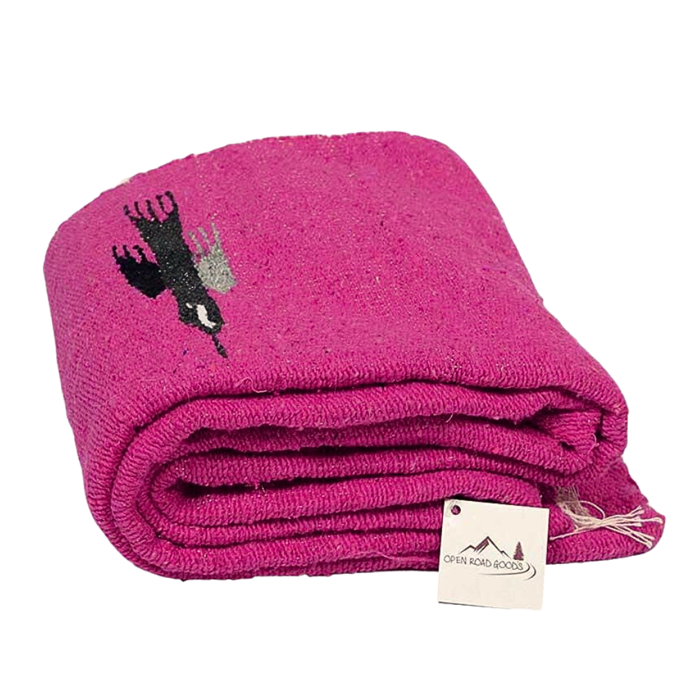 Hot Pink Baja Thunderbird Blanket West Path