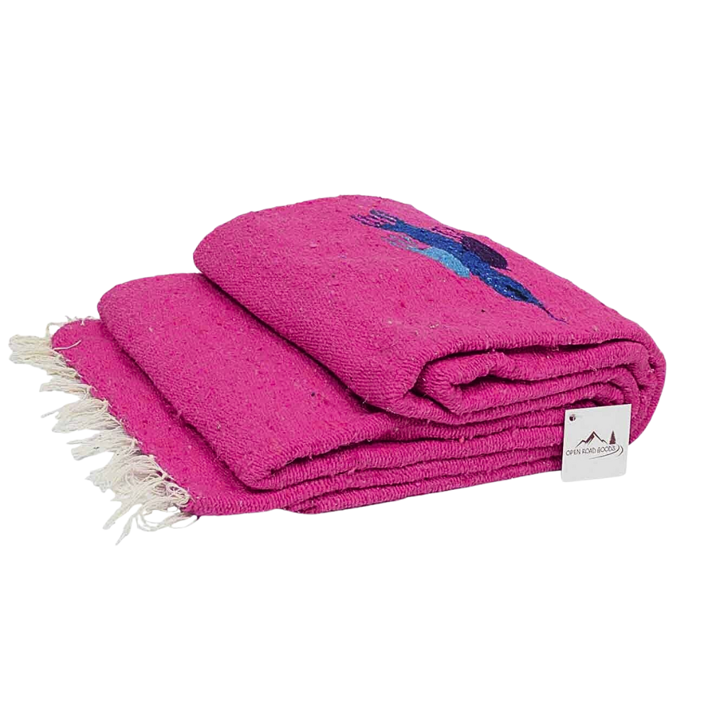 Hot Pink Baja Thunderbird Blanket West Path