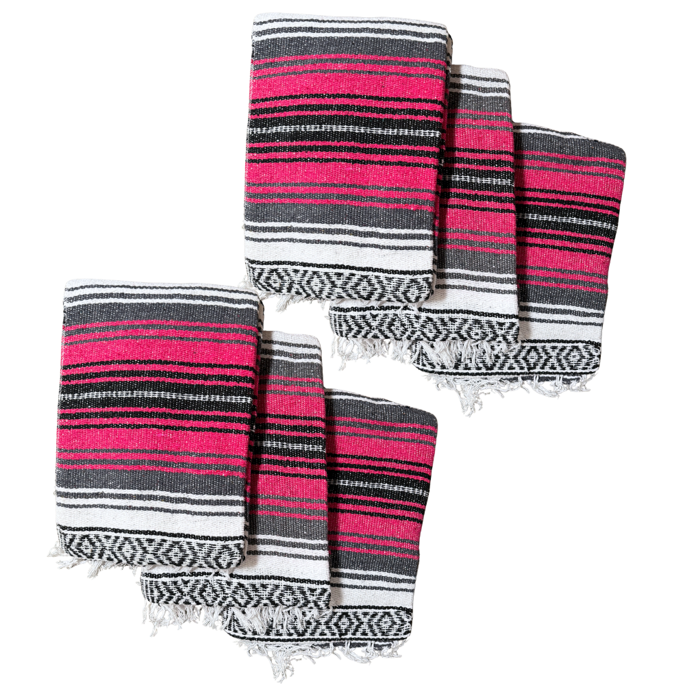 Pink Mexican Falsa Blankets | Bulk Savings