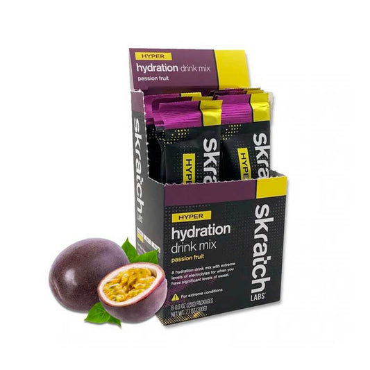 Skratch Labs Hyper Hydration passion fruit drink mix