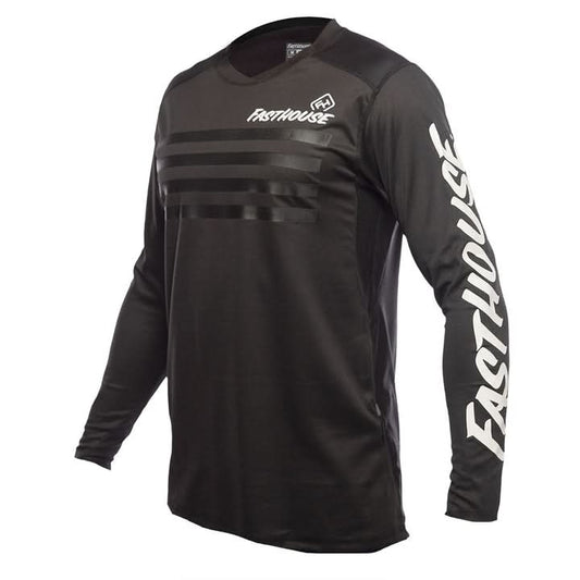 Fasthouse Alloy Stripe LS Jersey - Black
