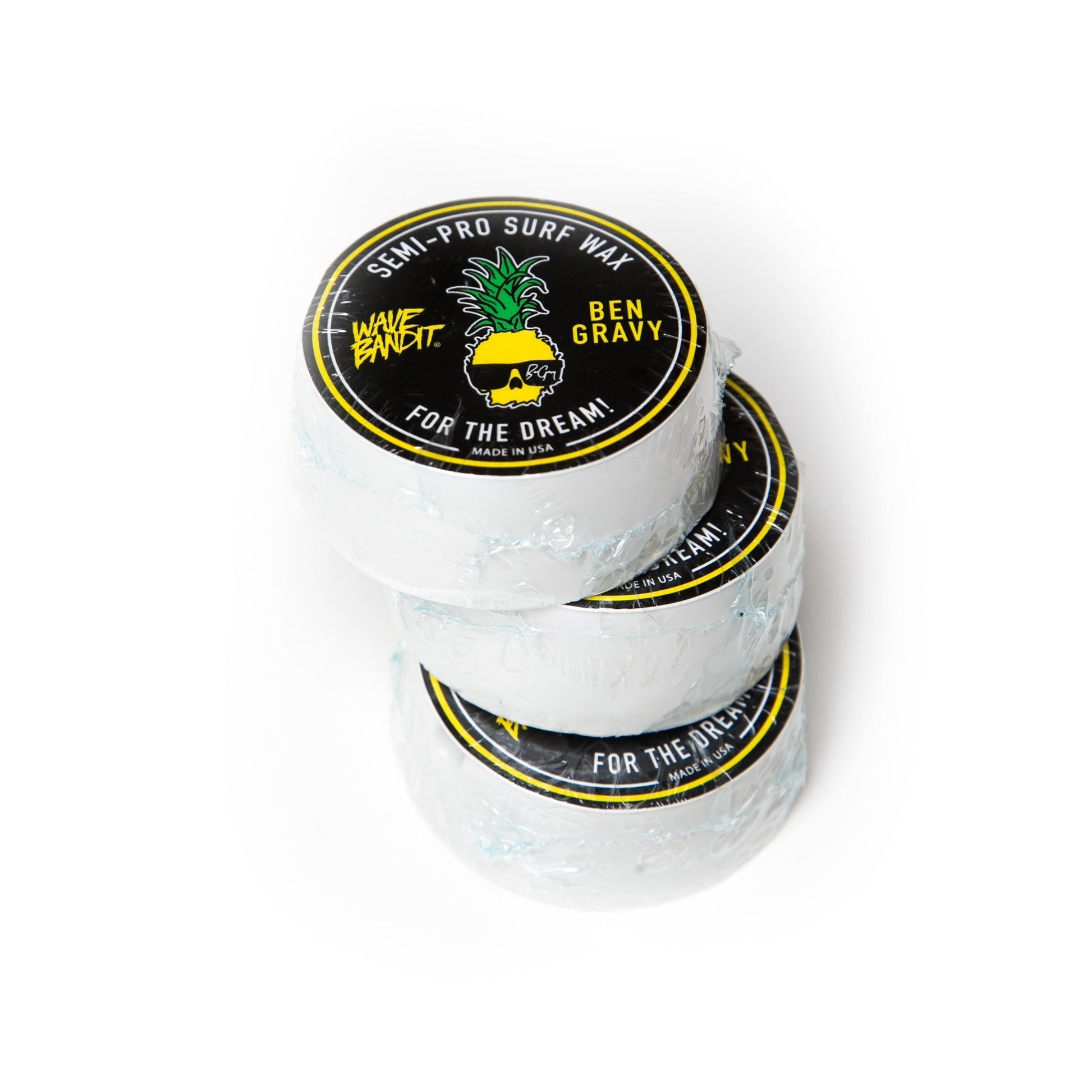 Wave Bandit x Ben Gravy Semi-Pro Surf Wax - Three (3) Pack Catch Surf USA