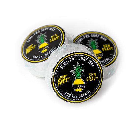 Wave Bandit x Ben Gravy Semi-Pro Surf Wax - Three (3) Pack Catch Surf USA