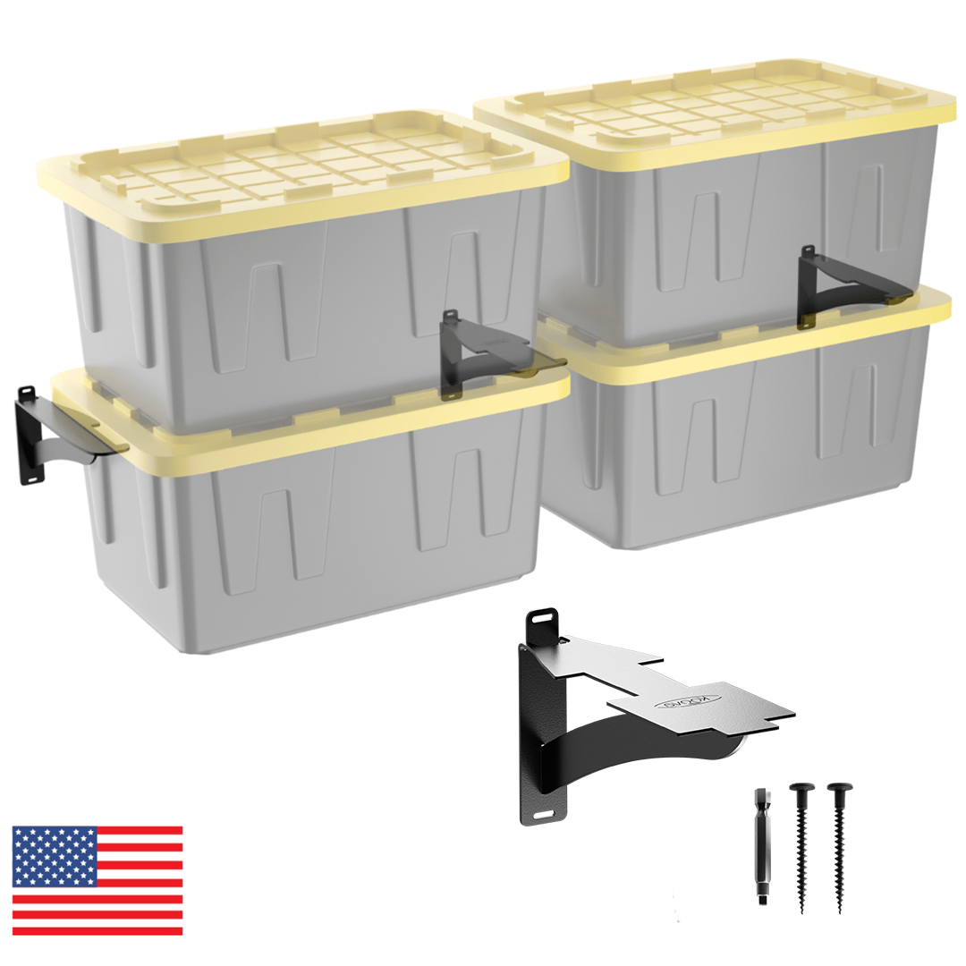 Wall Bin Storage System for Garage or Shed Organization