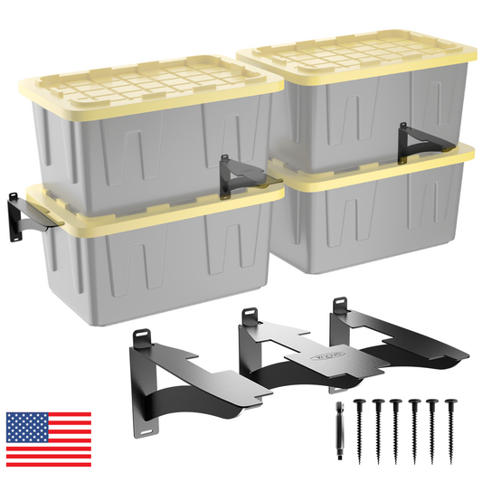 Wall Bin Storage System for Garage or Shed Organization