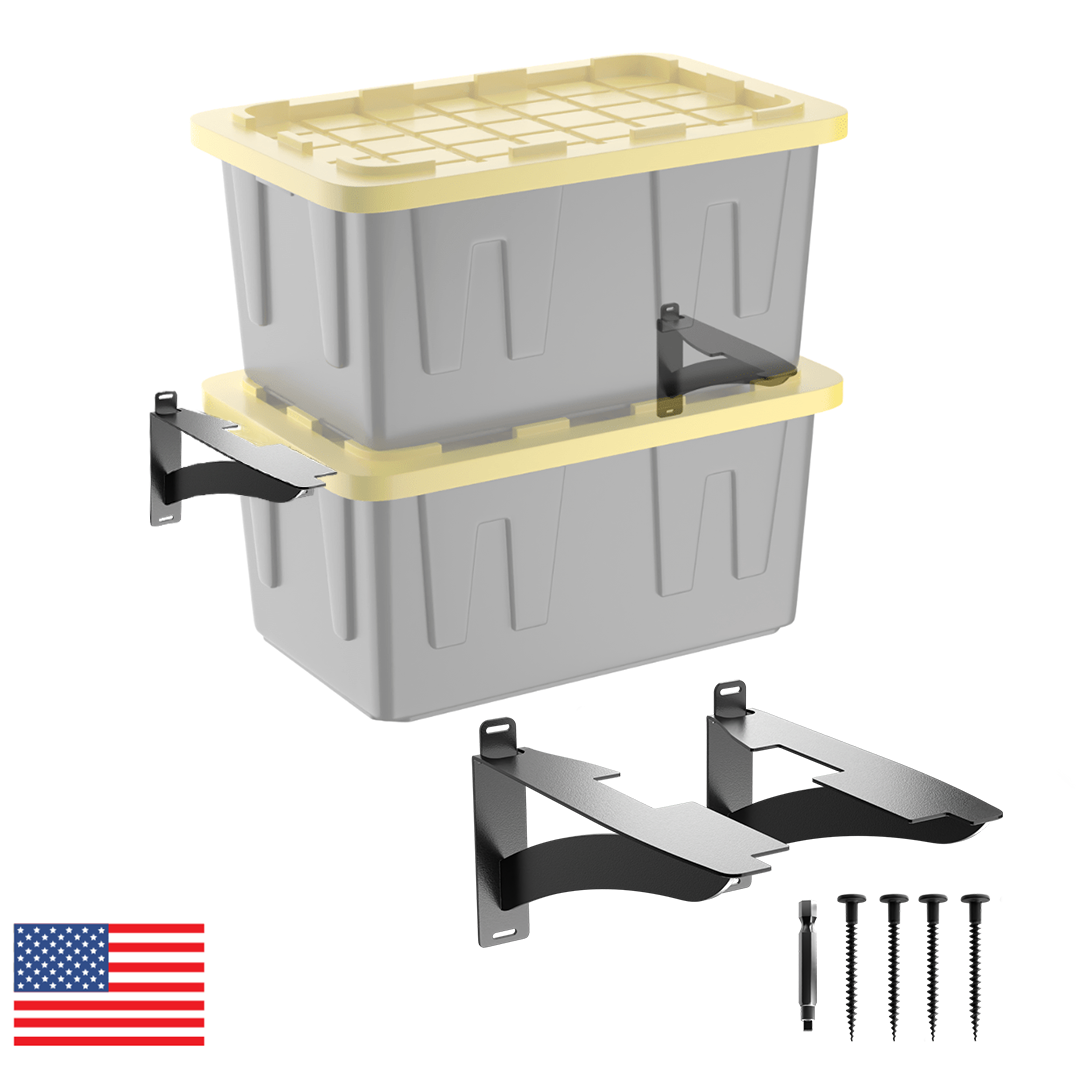 Wall Bin Storage System for Garage or Shed Organization