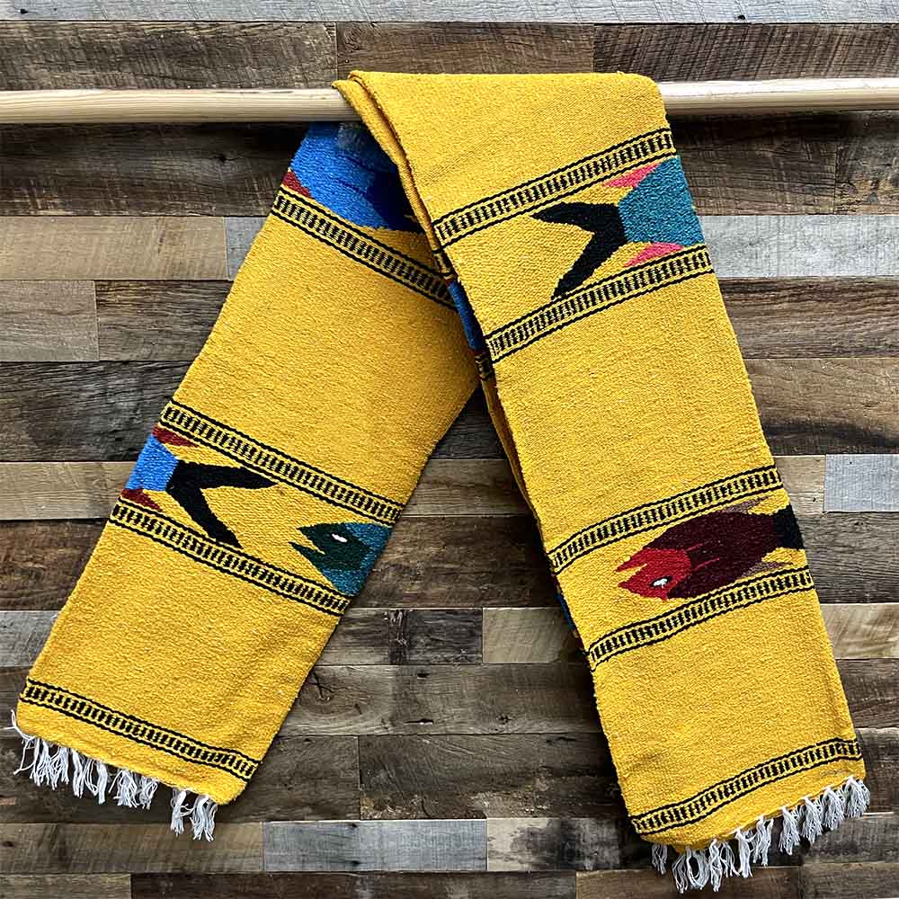 Yellow Baja Fish Blanket West Path