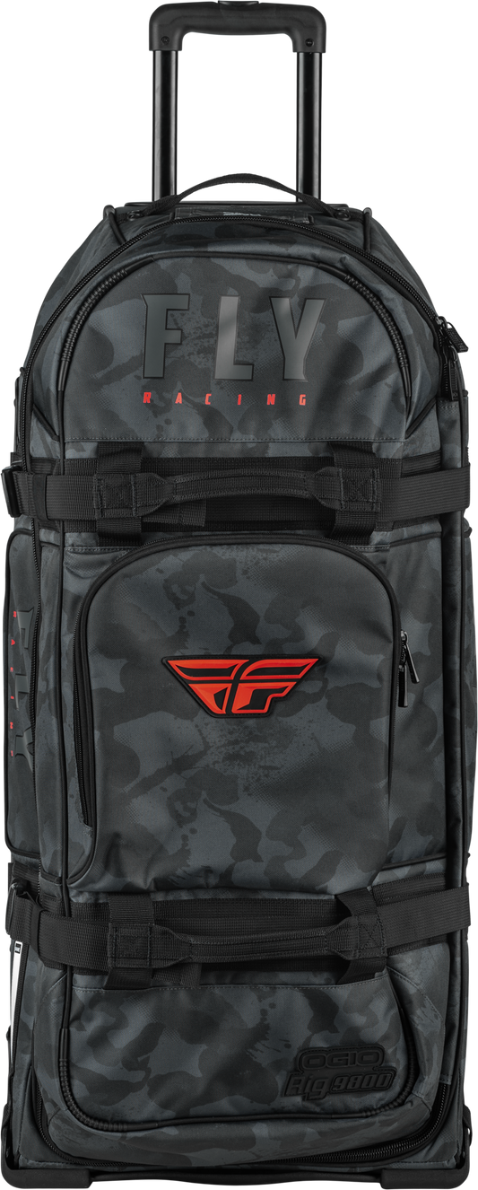 FLY Ogio Rig 9800 Gear Bag Black/Grey Camo - Motocross Gear Bag