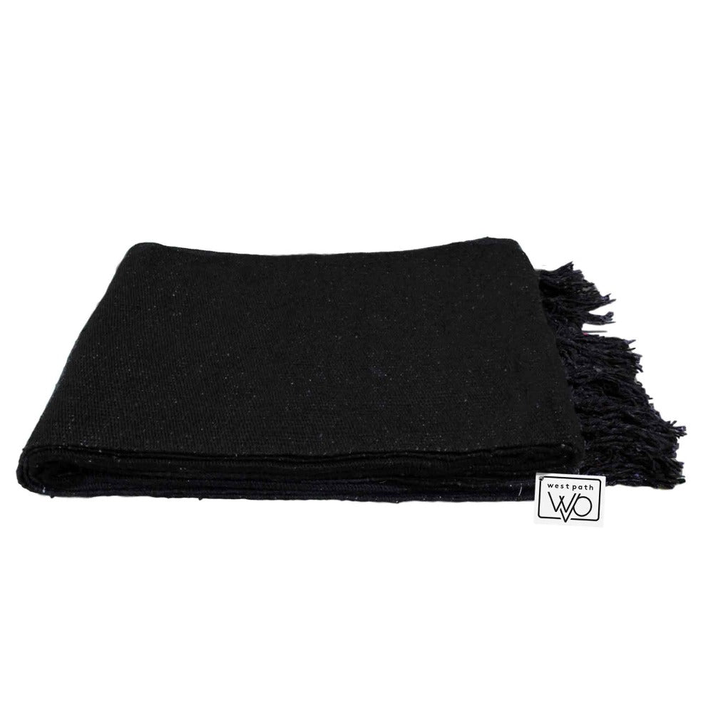 Solid Black Blanket