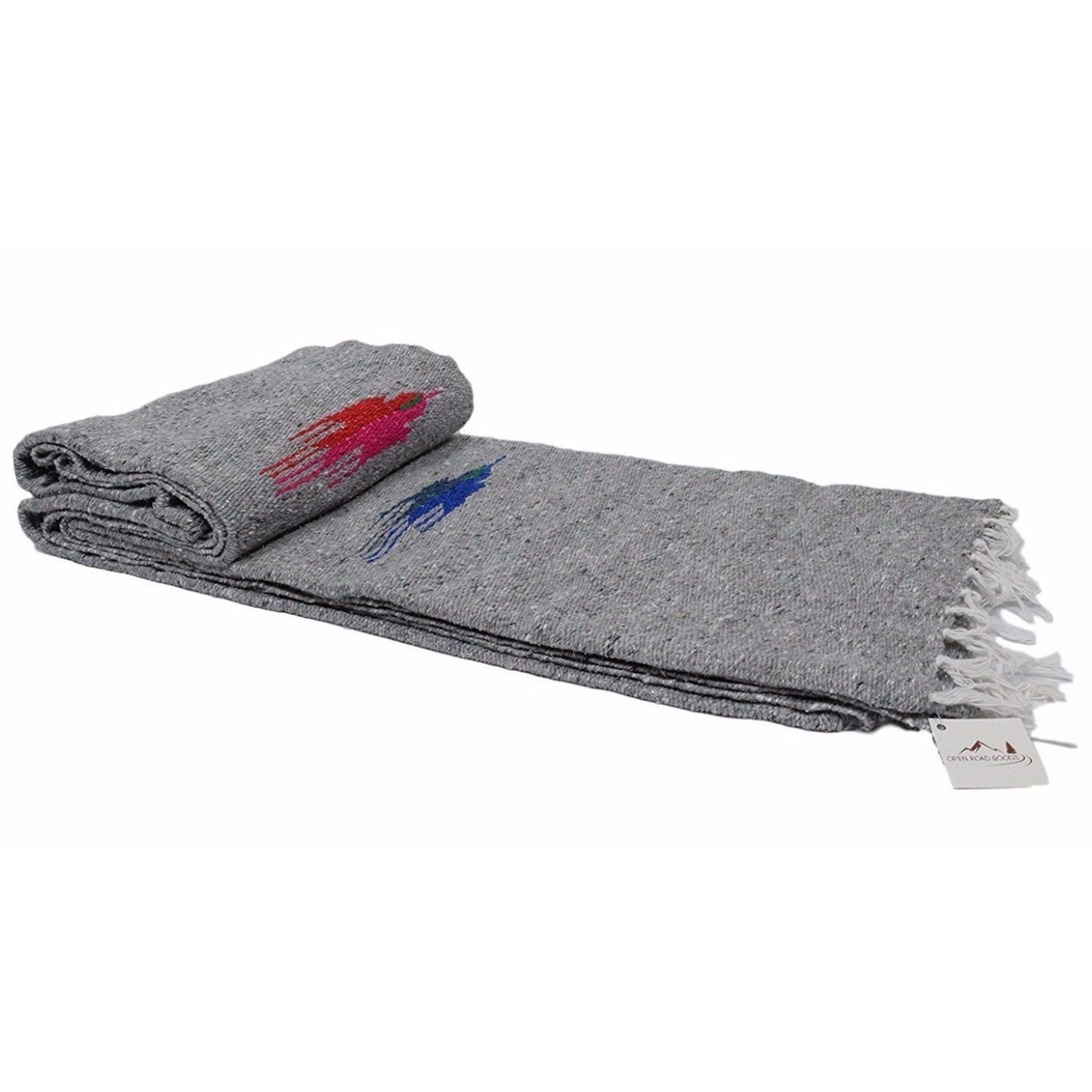 Heather Grey Baja Thunderbird Blanket West Path