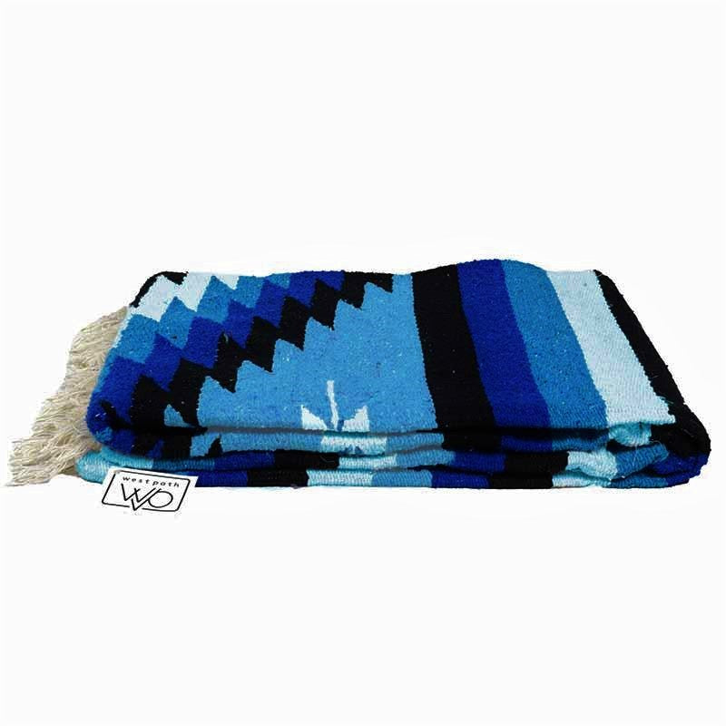 Blue Shades Diamond Blanket West Path