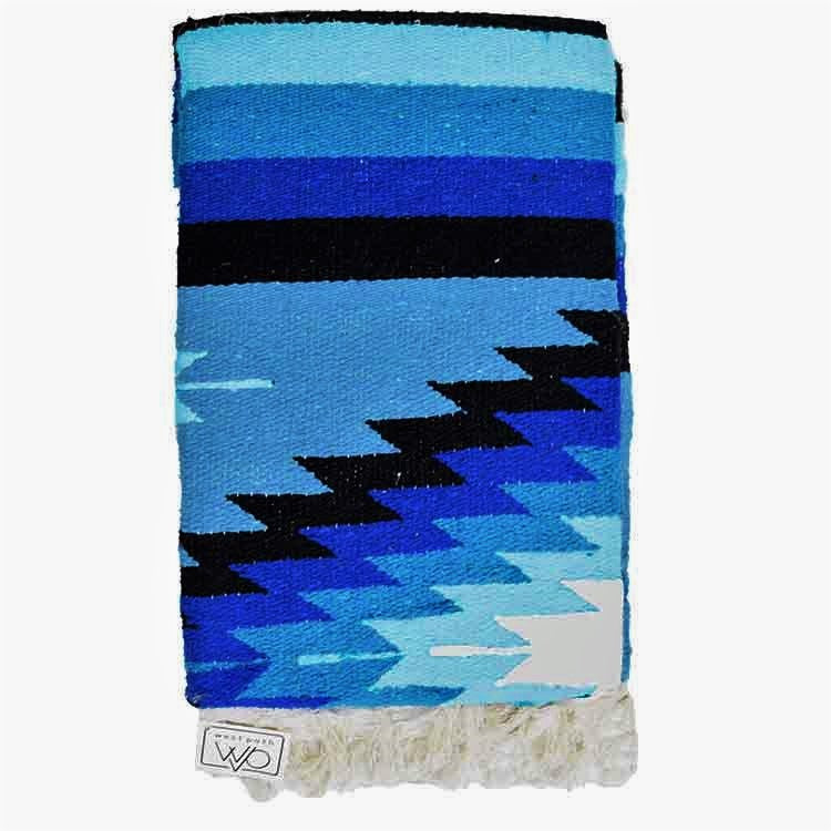 Blue Shades Diamond Blanket West Path