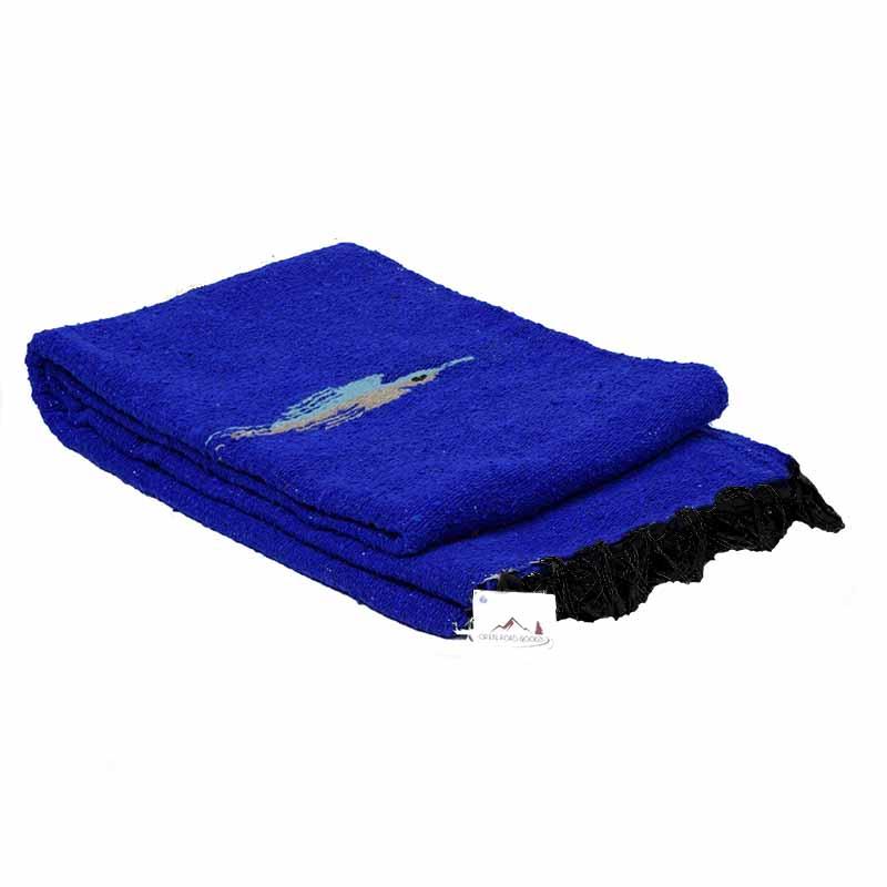 Ocean Blue Baja Thunderbird Blanket West Path