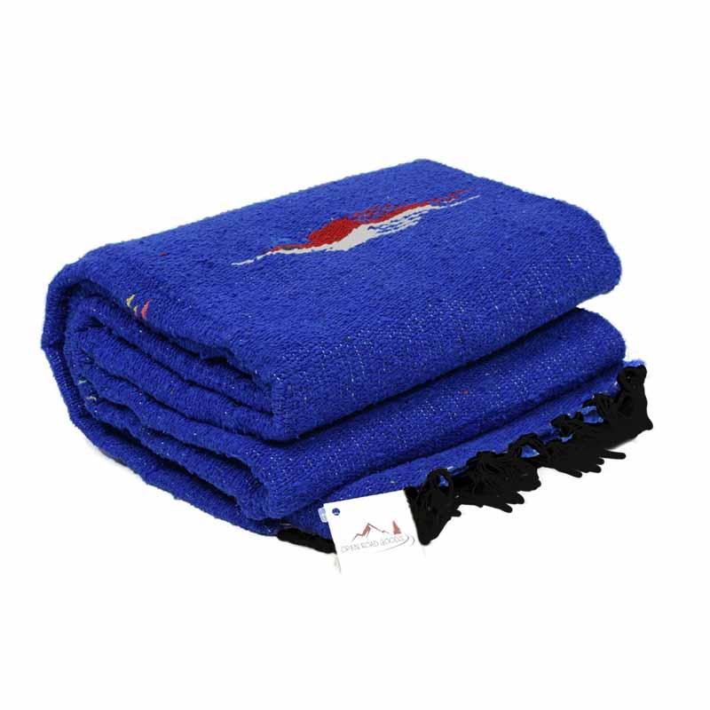 Ocean Blue Baja Thunderbird Blanket West Path