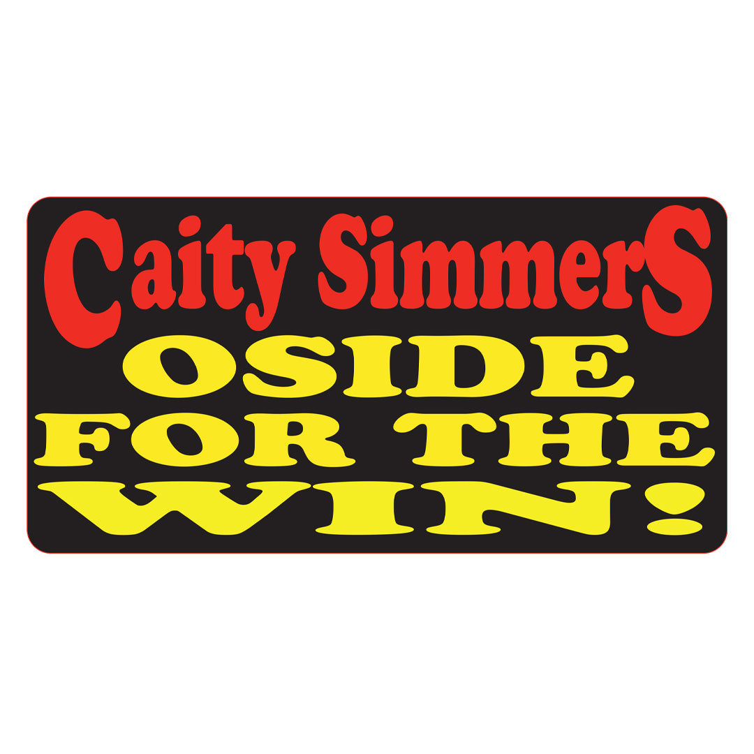 Go Caity Oside For The Win Sticker – RealSurfShop