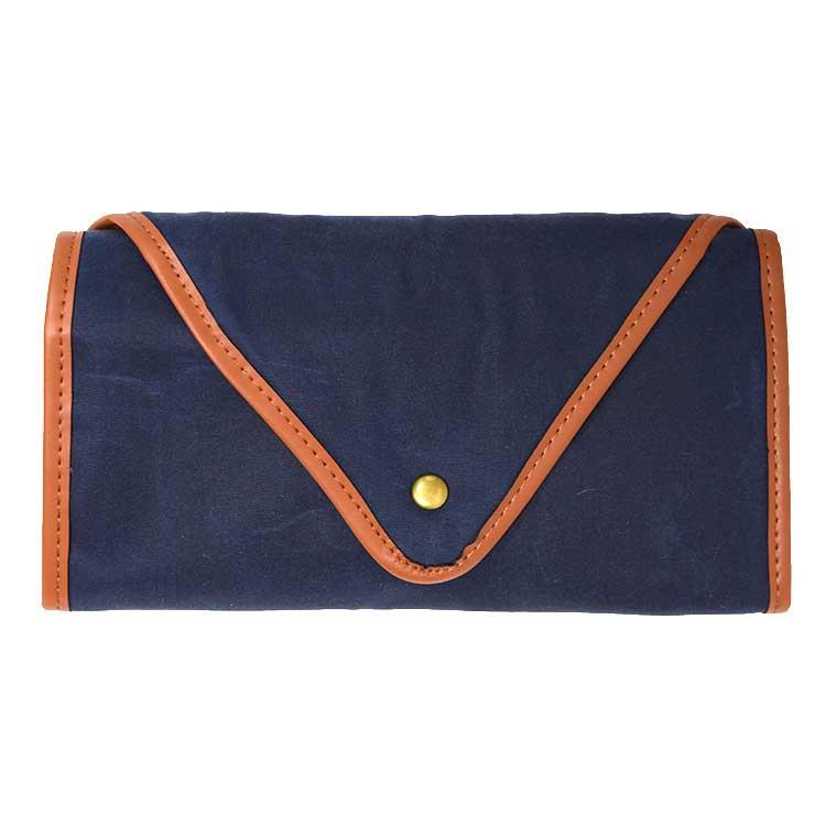 Canvas Roll-Up Clutch Organizer