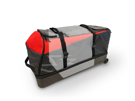 USWE Buddy 150L Athlete Gear Trolley Bag Black/USWE Red LiveTheGnar