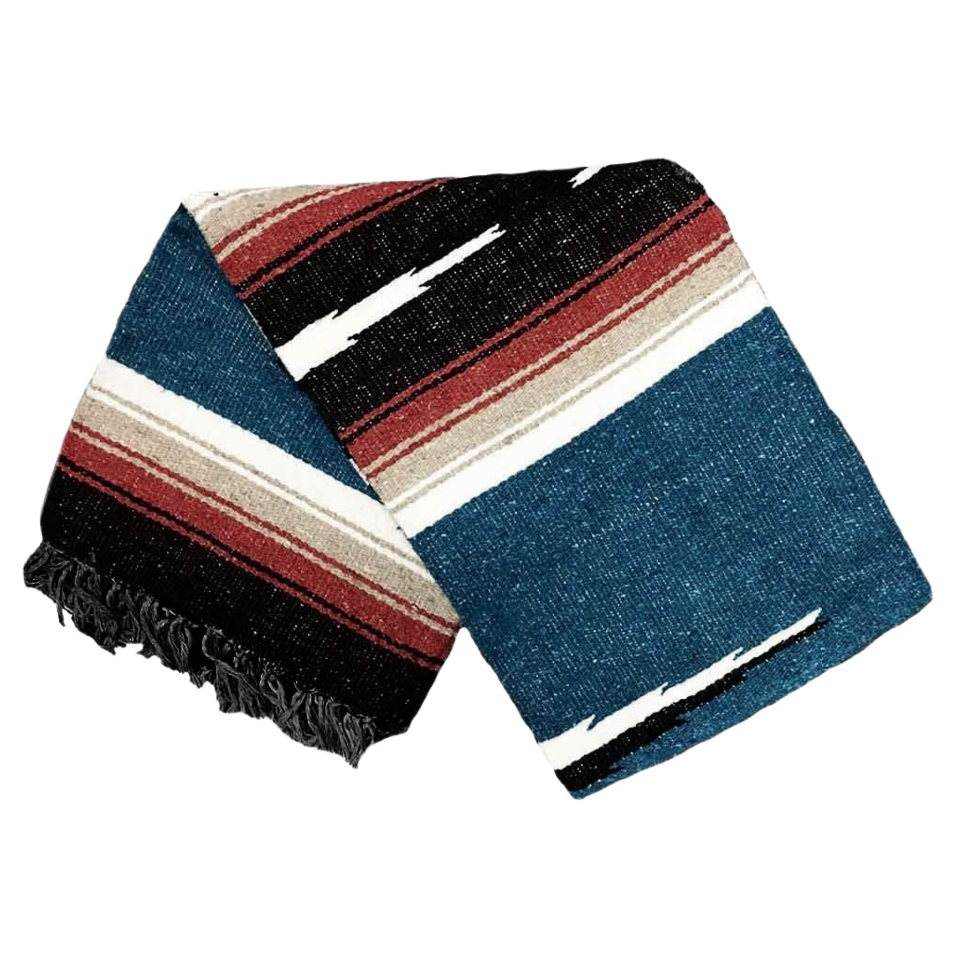 Harvest Moon Diamond Baja Blanket - Blue West Path
